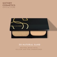 SIXTORY SKIN POWDER FOUNDATION LASTING COVER UV COMPACT 10 g แป้งผสมรองพื้นเนื้อเนียนนุ่ม สมูท เกลี่