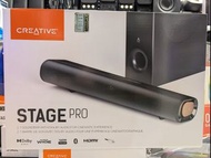＜荃灣門市現貨＞ 全新行貨 Creative Stage Pro 搭載 Dolby Audio 的 2.1 聲道音響 HDMI ARC 光纖 AUX 藍牙 USB 連接遊戲主機 (例如 Nintend