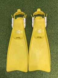 Gull Super Mew XX 黃 潛水浮潛 蛙鞋 SIZE L 9成新