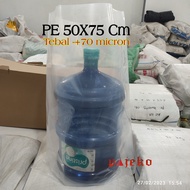 Kantong Plastik PE Murni 50 x 75 Tebal 50 Micron
