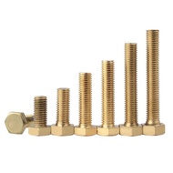 (DIN933 Copper Hexagon Screw, Hexagon Bolt, Brass Screw M3/M4/M5/M6/M8/M10/M12