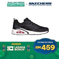 Skechers Women SKECHERS Street Tres-Air Uno Revolution-Airy Shoes - 177420-BLK Air-Cooled Memory Foam Kasut Sneaker, Perempuan