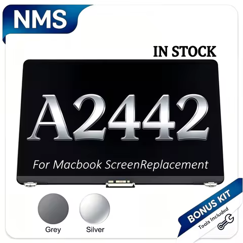 For MacBook Pro 14" A2442 LCD Full Assembly Display 2021 M1 Pro/Max EMC 3650 Space Grey Silver