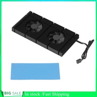 Bjiax Backplane Memory Cooling Cooler GPU Backplate Radiator Adjustable Speed for 3080 3070