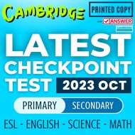 PRINTED💥T6 NEW 2023 OCT Cambridge Primary Checkpoint Year 6 Secondary Checkpoint Year 9 Science Math