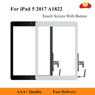 For iPad 5 A1822 A1823 Touch Screen Digitizer Front Glass Display Touch Panel Replacement With Butto