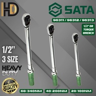 SATA 1/2" DR Torque Wrench / Heavy Duty Torque Wrench / 3 Size Torque Wrench / 96311 + 96312 + 96313
