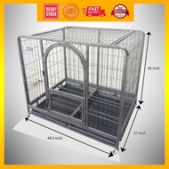 Cat Cage / SANGKAR KUCING /ANJING Cat / Dog Iron Cage - SIZE XXL (BESAR TEGUH) 125#