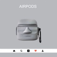 airpods pro 矽膠造型耳機保護套 復活節石像