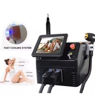 Hot Selling Black Diode 2 in 1 Pico & Diode Picosecond Tattoo Removal Ice Diodo Lasersings Hair Remo