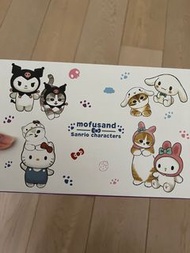 7-11 Sanrio 限量MofusandX玉桂狗 玻璃盒 高溫耐熱 可放微波爐焗爐 約18 cm長12 cm闊 加玉桂狗小杯子