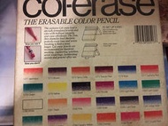 24色可擦拭色鉛筆Prismacolor Col-Erase可擦除彩色鉛筆