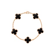 Vòng tay nữ LAMY Dual Lucky Four Leaf Flower Bracelet Gold 2118