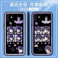 Anime Cartoon Q Version Genshin Impact Shogun Scaramouche DIY Mobile Phone Case for Redmi K40/ K40 G