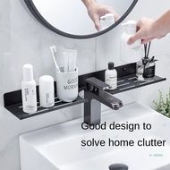 Bathroom washbasin shelf Vanity Shelf U-shaped Faucet Shelves Punch-free wall hanging sink toilet st
