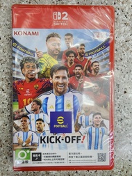 全新 switch 2 遊戲 efootball kick off! 中英日文版 winning eleven pes