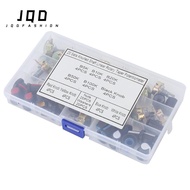 JQD 80Pcs Potentiometer Kit, with Storage  with Knob Adjustable Potentiometer, Set Kit B5K B10K B20K