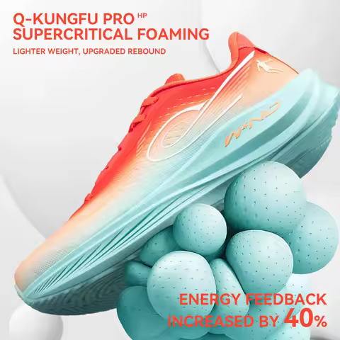 QIAODAN WIND3TR Men's Running Shoes 2025 Marathons Anti-slip LightweightShock-Absorbant Breathable S