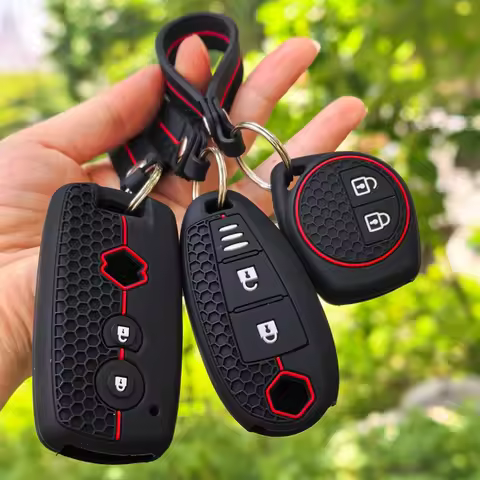 For Suzuki Swift Sport Ignis Jimny Ertiga XL7 Baleno S-Cross Alivio Kizashi Silicone Key Case Cover 