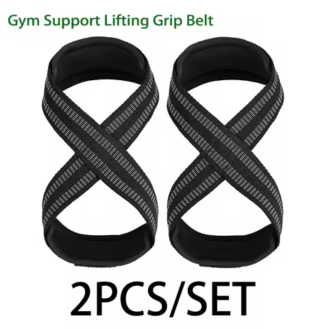 Gym Lifting Straps 2PCS Weightlifting Hand Belt Anti-Slip Sport Fitness Wrist Wraps Straps Gym Suppo