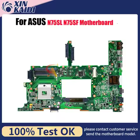 N75SF Laptop Motherboard For ASUS Vivobook N75SL N75S N75SF Notebook Mainboard This item is in stock