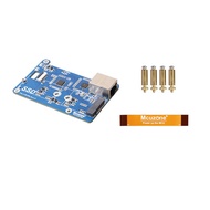 .5G for 5 PCIE to NVME SSD+2.5G ETH HAT RTL8125, Expansion Board Blue PCB Support RPi OS,, 2280,2242