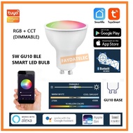 Retouch GU10 5W LED BULB BLE Smart Light Tuya Sigmesh Bluetooth (RGB + CCT) Dimmable