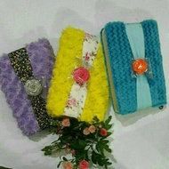 COVER only A5 - VELVET VELBOA QURAN COVER - CUTE GIRLS' QURAN COVER, MUSLIM WOMEN'S QURAN WALLET BAG