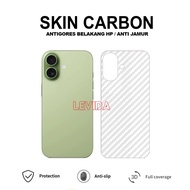 Carbon Skin iphone 17 iphone 17 Pro iphone 17 Air iphone 17 Pro Max iphone 16E Skin Back 3D Anti-scr