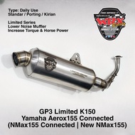 WRX GP3 Limited K150 K175 New Aerox New Nmax connected exhaust
