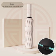 60 Ribs Automatic Umbrella High Quality Folding UV Umbrella Sunscreen Windproof Rain Umbrella 自动雨伞