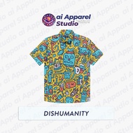 KEMEJA Premium Short Sleeve Adult Shirt - Ai Apparel Studio x HMSTR - Dishumanity