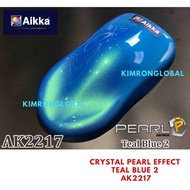 Aikka Paint AK2217 Teal Blue 2, Crystal Pearl Effect