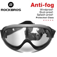 ROCKBROS Windproof Safety Goggles Totally Closed Lab Protection Goggles Transparent Dust-proof Splas