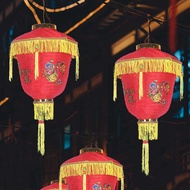 Chinese Style Big Red Palace Lantern Chinese Trendy Lantern Chinese Style Antique Decorative Lantern