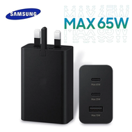 Original 65W Travel Adaptor 5A 3 ports Super Fast Charging PD 3.0 Fast Charger USB-Type-C For Samsun
