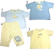 【【二手惜福區】】美國品牌baby GEAR純棉短袖套裝４件任選．０∼３M．可合併郵資