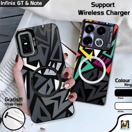 Latest So Cool Infinix GT 30 Pro Case 2025 Support Wireless Charger Unique Motif | SoftCase HP Infin