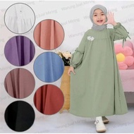 Eid Children's Gamis 2025 Girls 9 10 Years 5 6 Games Syari Eid al-Fitr Muslimah Dress Kids Ghames Br