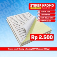 A3+ Chromo Sticker Printing A3+ Bontak Sticker Printing/