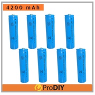 8PCS 3.7V Button Top Rechargeable Battery 18650 4200mAHPCS 3.7V Button Top Rechargeable Battery 18650 4200mAH