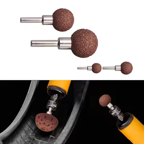 1pc Car Buffing Wheel Tire Repair Grinding Head 22mm/25mm Tungsten Steel Tire Grinding Head Repair T