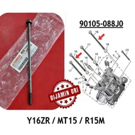 YAMAHA 100% ORIGINAL PART Y16 / MT15 / R15 V3-V4 / R15M 90105-088J0  [ LONG ] CYLINDER HEAD BOLT STU