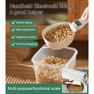 【2-in-1 Scoop & Scale】Handheld Pet Nutrition Dog Food Scale/800g Digital Food Measurer/Precision Gra