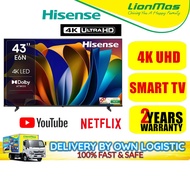 Hisense 43" 4K UHD Smart LED TV 43E6N