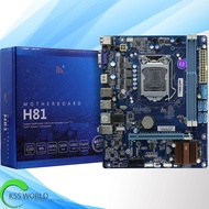 H81 Motherboard LGA 1150 Support 4thGen Processor i7 / i5 / i3 NEW