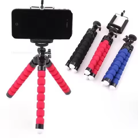 Sponge Tripod Octopus Bracket Universal Smartphone Tripod Mini Flexible Octopus Leg Mobile Phone Hol