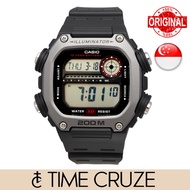 [Time Cruze] Casio DW-291 Big Case Illuminator Digital Black Resin Men Watch DW-291H-1AVDF DW291H-1A