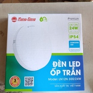 Ốp trần tròn Rạng Đông 24W ánh sáng trắng phi 30cm model LN12N- Bảo hành 2 năm đổi mới