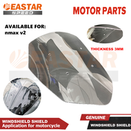 Kính Chắn Gió Độ dày 3mm Tấm chắn kính chắn gió Nmax V2 Nmax New 2020 2021 2022 Kính chắn gió trong